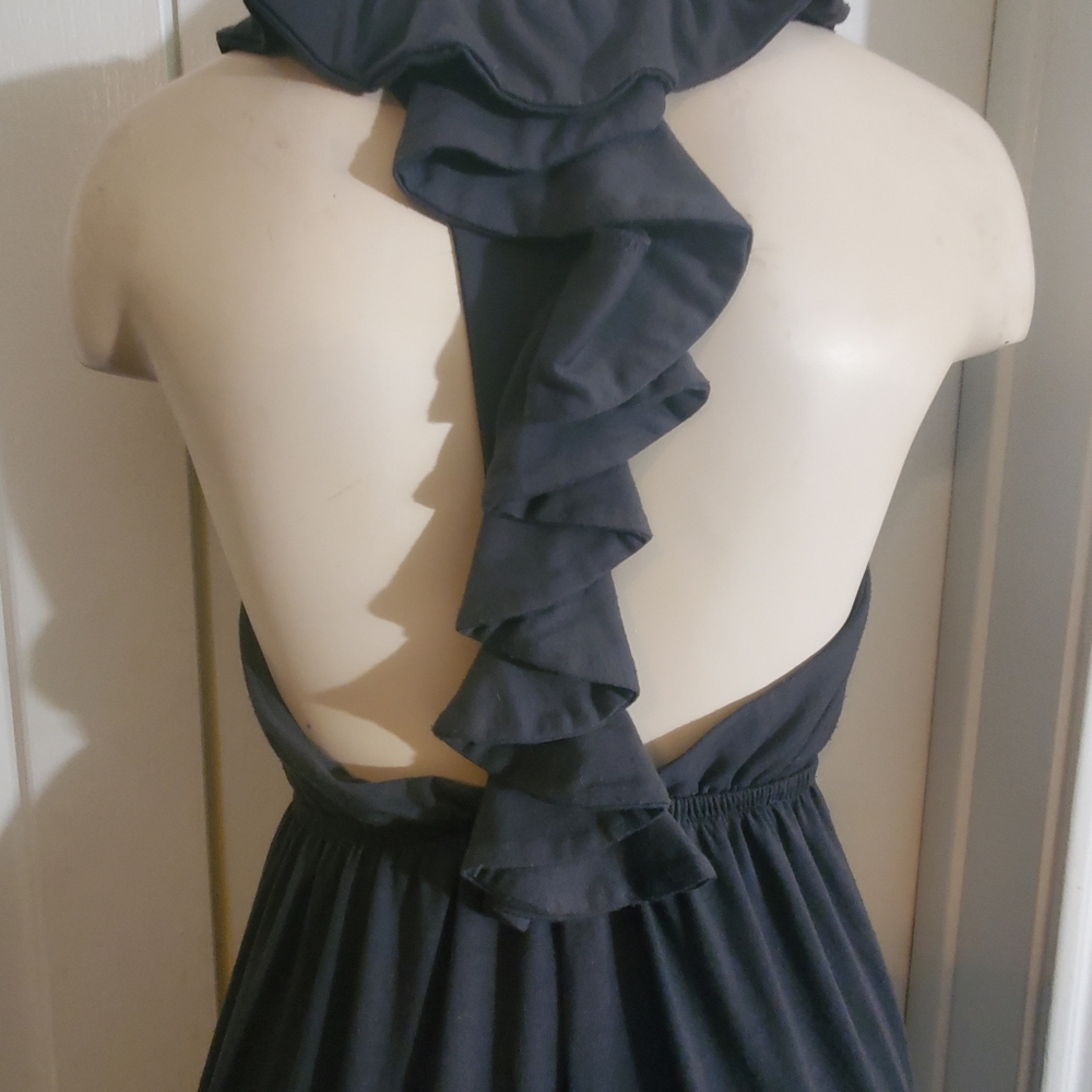 Dark Gray Size small Maxi Dress - Picture 3 of 5